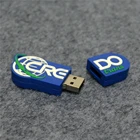USB Flash Drive Bulk Promo Gift Items 1 / 2 / 4 / 8 Gb Pvc Usb Flash Drive Custom with Logo