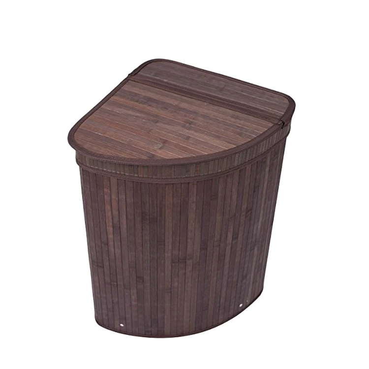 purple bamboo laundry baskets