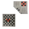 folding jumbo TIC TAC TOE checkers for children adult,outdoor checkers board game