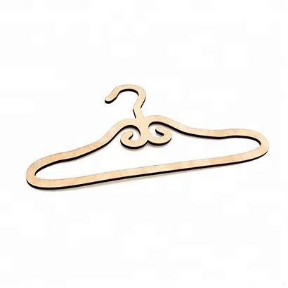 Laser Cut Wood Custom Personalised Coat Hanger Wedding Dress Hanger
