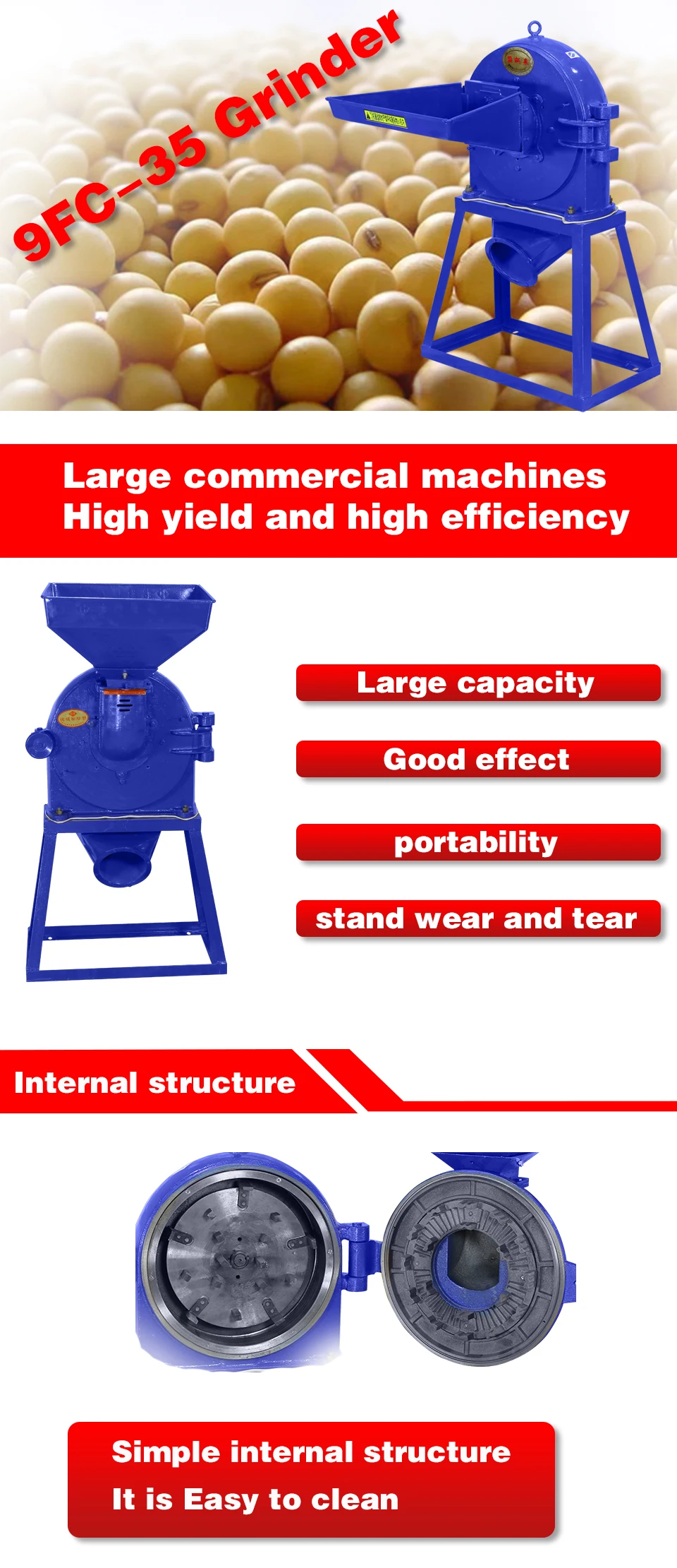 Universal Food processing machine gum powder grinding machine Chemical pulverizer