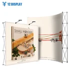 Banner Expo Wall Straight Curved Backdrop Pop Up Stand Exhibit Display