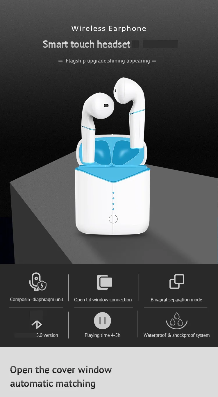new invented products wireless waterproof earbuds with mic P20 tws wireless earphone - ANKUX.COM