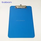 Letter size various colors with pen holder plastic clipboard