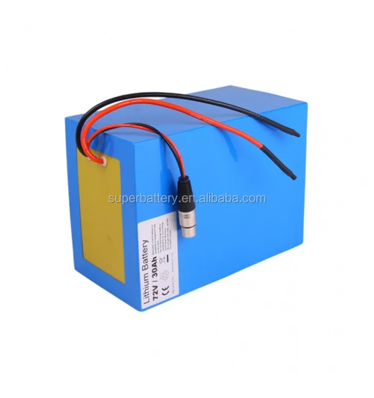 72v 30ah rechargeable battery pack for e-bike / golf cart