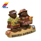 South Africa tourist souvenir resin fridge magnet sticker