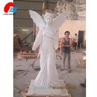 Marble Angel Modern Garden Marble Stone White Angel Statue