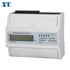 Three phase din rail smart digital kwh electric meter with lcd display ( ENERGY METER EXPERT )