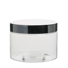 Cheap price cosmetic packaging 30ml 50ml 100ml 120ml 200ml 250ml plastic amber jar matte amber jar with black matte