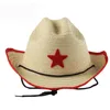 Kids Star Western Straw Child Cowboy Hats