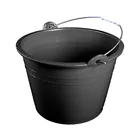 12L rubber cement bucket durable plastic bucket for work concrete silt agricultural architecture cement mixer bucket
