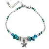 Trade Insurance High Quality Competitive Price Turquoise Stone Starfish Anklet