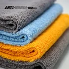 Ultrasonic Cutting Edgeless Lint Free 300 GSM Plush Microfiber Towel For Car Wash Buff Shine