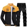 Fashion design autumn men's 2 pcs tracksuits long sleeve sports casual suits stylish customized running men track suits