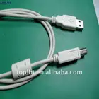 USB cables with ferrite core for printers