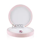Fanxi Wholesale High Quality Round Wooden Necklace Box For Box Jewelry