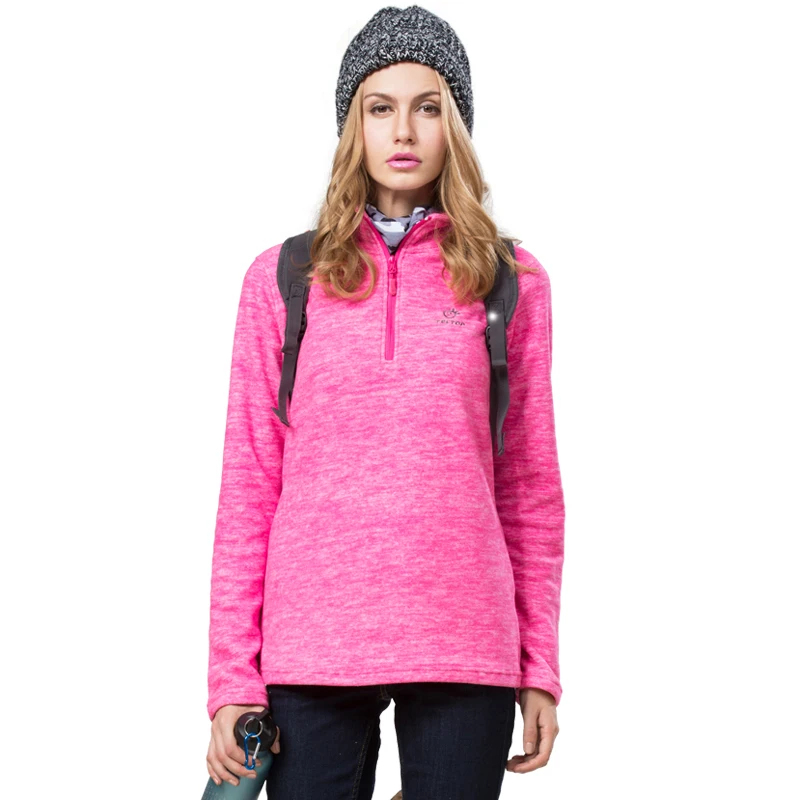 NEW brand casual outdoor sport sweater windproof thermal autumn winter female womens woman cationic pullover fleece jw5254