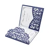 Laser Cut High Quality Elegant RSVP Rose Wedding Card Invitation Wedding decoration