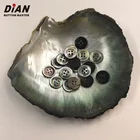 Wholesale 18L 11.5mm 4 Holes Custom MOP Real Shell Button for Shirts