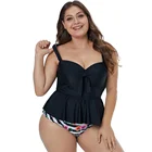 Plus Size Bikini set Women Swimwear Two Piece Print Swimsuit Swimming Dress Bathing Suit S--3XL