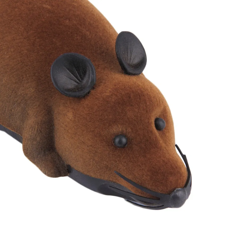2015 Brand NewScary Remote Control Simulation Plush Mouse Mice Kids Toys Gift for Cat Dog Hot Selling Features: