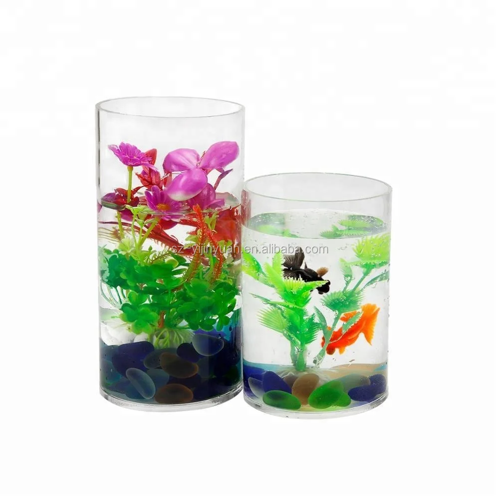 Small Rectangle Clear Acrylic Aquarium Fish Tank Wholesale Best Selling