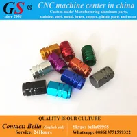 Multicolored Automobile Tire Value Cap Hexagonal