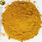 Inorganic yellow iron oxide pigment for cement