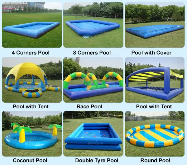 large hard plastic pools