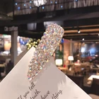 Wholesale Hair Fancy Stone Jeweled Duckbill Crystal Wedding Hairpin Clip
