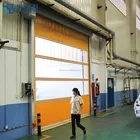 Industrial pvc door high speed roll up door