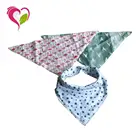 Top Selling Very Soft 100% Cotton Baby Bandana Drool Bibs