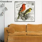 2020 Hot sale Traditional Custom Wall Art Bird Animal Home Decor Painting