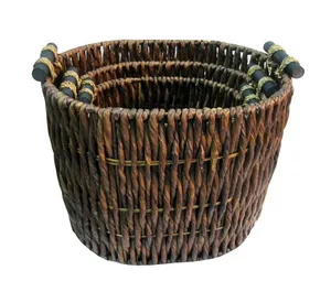 seagrass storage baskets from vietnam