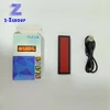 Scrolling Digital Message LED Flashing Badge Rechargeable Battery