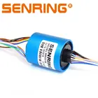Ring Mini Through Hole Slip Ring Senring Slip Ring 12 Wires 2A Mini Centre Hole 5mm OD 22mm Without Flange Slip Ring
