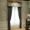 typical retro style gray curtains