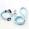 comfortable cute puppy pet collars and leashes sets for small dogs