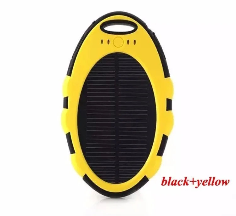 Custom Logo Waterproof Portable Solar Power Bank with LED Light for Chiarging for Xiaomi - ANKUX.COM