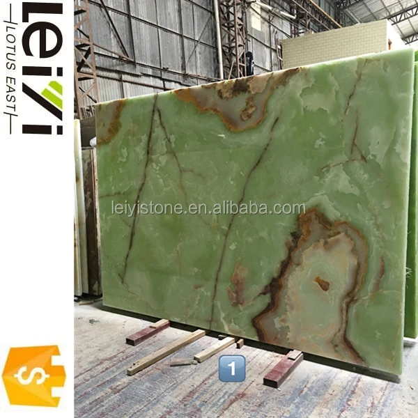 luxury polished emerald green jade green marble onyx slabs