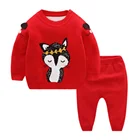 2019 Baby boys Girls Clothes Set Pullover+ Pants Baby sweater clothing set