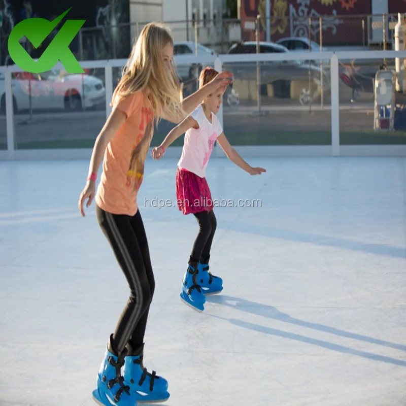 artificial ice skating rinks indoor uhmwpe synthetic ice rink