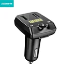 AGETUNR T22 Bluetooth V4.2 car mp3 player fm transmitter auto-connect,dual USB Output,charging port output DC5V 2.4A MAX