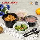 disposable pp bowl disposable plastic round food container