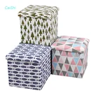 Wholesale popular living room furnitures foldable ottoman stool for storage