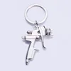 Manufactures toy gun 3D keychain custom metal personalized keychain logo llaveros keychain custom logo