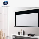 Home Theater Electric Projection Tab Tension Motorized Projector Screen