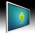 75 inch 4K HD Narrow slim bezel wall mount lcd touch screen display monitor