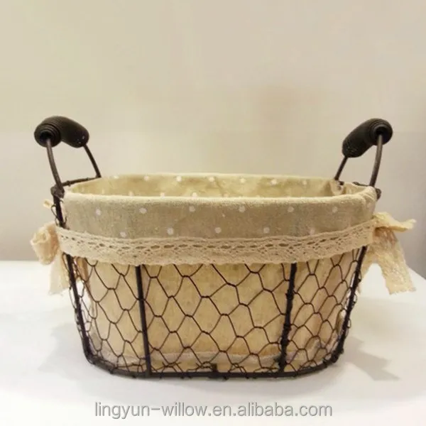 high quality handmade wire basket