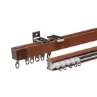 new design single or double ceiling aluminum alloy curtain track